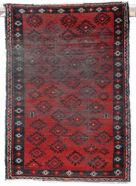 Tappeto Baluch inizio XX secolo  - Asta Tappeti - Associazione Nazionale - Case d'Asta italiane