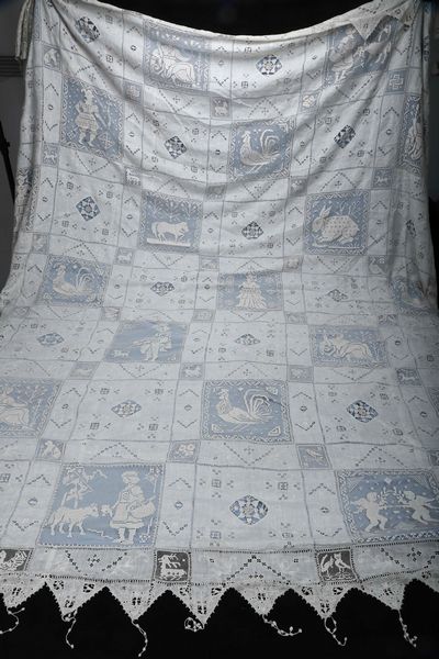 Copriletto XIX secolo  - Asta Tappeti - Associazione Nazionale - Case d'Asta italiane