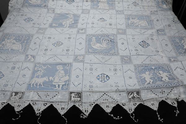 Copriletto XIX secolo  - Asta Tappeti - Associazione Nazionale - Case d'Asta italiane