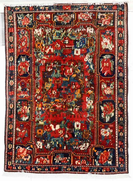 Tappeto Baktiary, Persia inizio XX secolo  - Asta Tappeti - Associazione Nazionale - Case d'Asta italiane