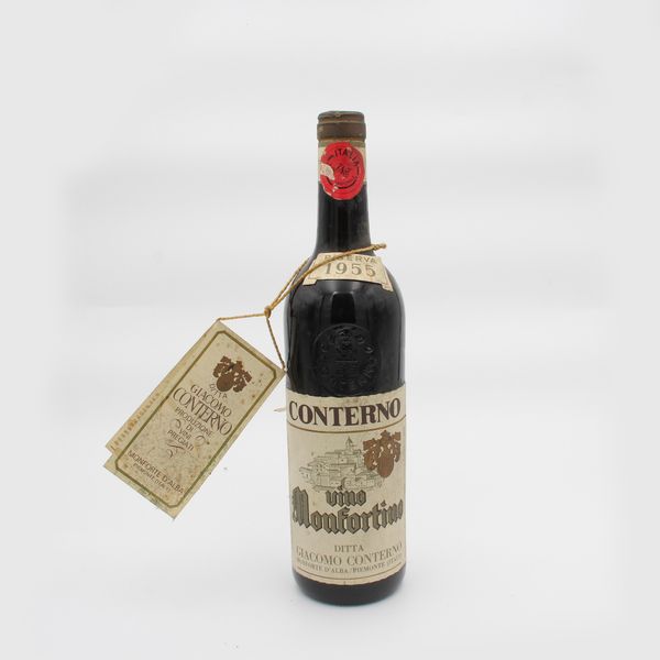 BAROLO MONFORTINO RISERVA 1955, GIACOMO CONTERNO  - Asta VINI E DISTILLATI PREGIATI E DA COLLEZIONE - Associazione Nazionale - Case d'Asta italiane