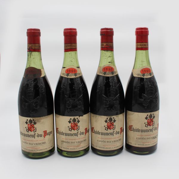 CHATEAUNEUF-DU-PAPE CUVE DU VATICAN 1960, DIFFONTY  - Asta VINI E DISTILLATI PREGIATI E DA COLLEZIONE - Associazione Nazionale - Case d'Asta italiane