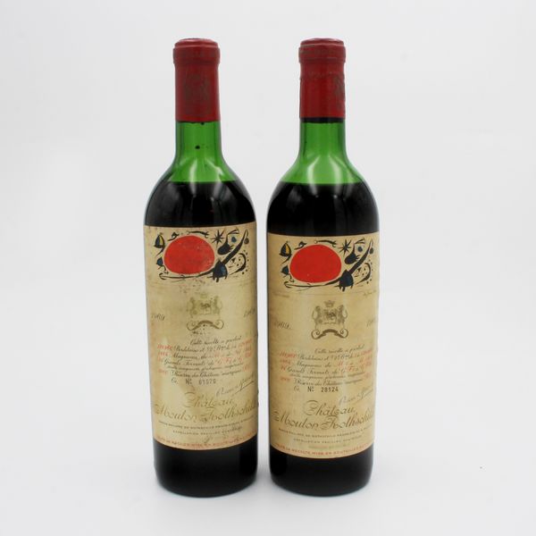 PAUILLAC AOC 1969, CHATEAU MOUTON ROTHSCHILD  - Asta VINI E DISTILLATI PREGIATI E DA COLLEZIONE - Associazione Nazionale - Case d'Asta italiane