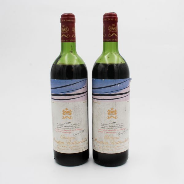 PAUILLAC AOC 1980, CHATEAU MOUTON ROTHSCHILD  - Asta VINI E DISTILLATI PREGIATI E DA COLLEZIONE - Associazione Nazionale - Case d'Asta italiane