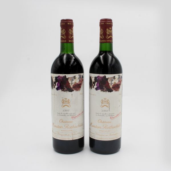 PAUILLAC AOC 1992, CHATEAU MOUTON ROTHSCHILD  - Asta VINI E DISTILLATI PREGIATI E DA COLLEZIONE - Associazione Nazionale - Case d'Asta italiane