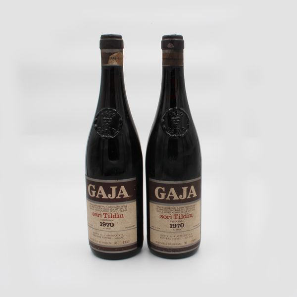 BARBARESCO DOC SORI TILDIN 1970, GAJA  - Asta VINI E DISTILLATI PREGIATI E DA COLLEZIONE - Associazione Nazionale - Case d'Asta italiane