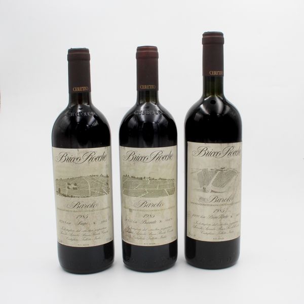 BAROLO DOCG 1985, BRICCO ROCCHE-CERETTO  - Asta VINI E DISTILLATI PREGIATI E DA COLLEZIONE - Associazione Nazionale - Case d'Asta italiane