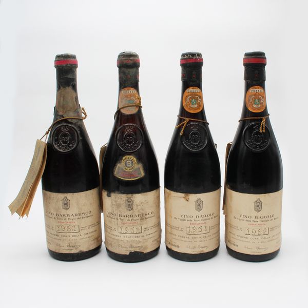 BARBARESCO E BAROLO CONTI DELLA CREMOSINA, BERSANO  - Asta VINI E DISTILLATI PREGIATI E DA COLLEZIONE - Associazione Nazionale - Case d'Asta italiane