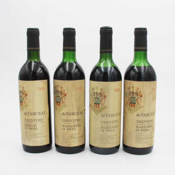TRENTINO DOC MERLOT DISERA E MARZEMINO DISERA, DE TARCZAL  - Asta VINI E DISTILLATI PREGIATI E DA COLLEZIONE - Associazione Nazionale - Case d'Asta italiane