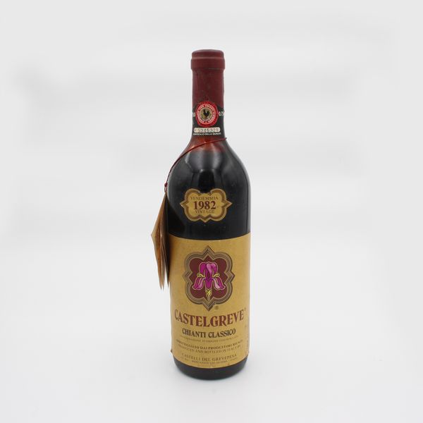 CHIANTI CLASSICO DOC CASTELGREVE 1982, CASTELLI DEL GREVEPESA  - Asta VINI E DISTILLATI PREGIATI E DA COLLEZIONE - Associazione Nazionale - Case d'Asta italiane