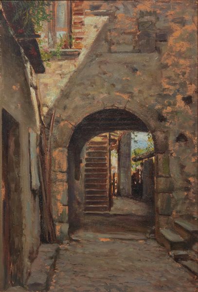 Emilio Parma : EMILIO PARMA (Monza, 1874 - 1950)  Interno Rustico  - Asta ARTE MODERNA, CONTEMPORANEA E DIPINTI DEL XIX SECOLO - Associazione Nazionale - Case d'Asta italiane