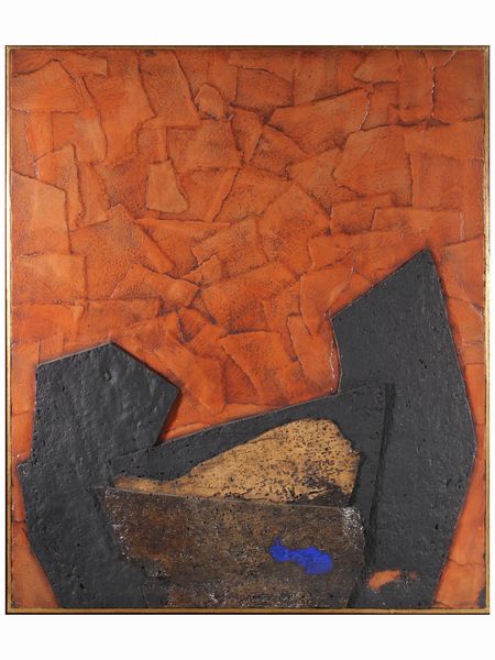 ROBERTO CRIPPA  (Monza, 1921 - Bresso, 1972)  Red Sky, 1965  - Asta ARTE MODERNA, CONTEMPORANEA E DIPINTI DEL XIX SECOLO - Associazione Nazionale - Case d'Asta italiane