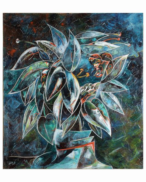 GIANNI DOVA (Roma, 1925 - Pisa, 1991)Vaso di fiori in un interno, 1966  - Asta ARTE MODERNA, CONTEMPORANEA E DIPINTI DEL XIX SECOLO - Associazione Nazionale - Case d'Asta italiane