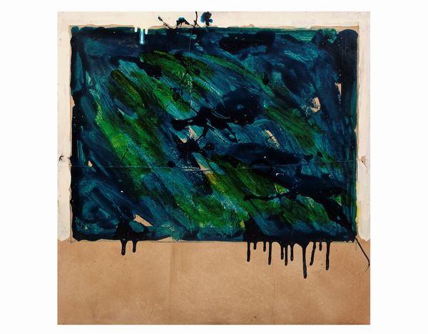 MARIO SCHIFANO (Homs, 1934 - Roma, 1998)  Monocromo, 1963  - Asta ARTE MODERNA, CONTEMPORANEA E DIPINTI DEL XIX SECOLO - Associazione Nazionale - Case d'Asta italiane