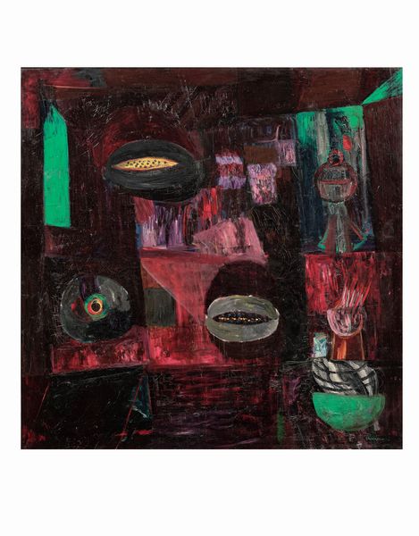 BRUNO CASSINARI (Piacenza, 1912 - Milano, 1992) � La lanterna verde, 1965 �  - Asta ARTE MODERNA, CONTEMPORANEA E DIPINTI DEL XIX SECOLO - Associazione Nazionale - Case d'Asta italiane