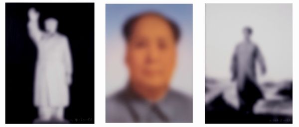 HUANG YAN (Jilin, 1966)  Lotto di:  Mao Zedongs Portrait, 2005 Mao Zedong Goes to AnYuan, 2005 Mao Zedong Waves, 2005   - Asta ARTE MODERNA, CONTEMPORANEA E DIPINTI DEL XIX SECOLO - Associazione Nazionale - Case d'Asta italiane