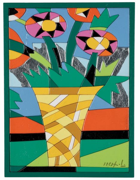 UGO NESPOLO (Mosso, 1941)  Flowers Pot  - Asta ARTE MODERNA, CONTEMPORANEA E DIPINTI DEL XIX SECOLO - Associazione Nazionale - Case d'Asta italiane