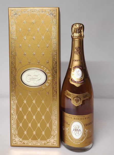 Louis Roederer, Cristal Champagne 1988  - Asta Wine Forever - Associazione Nazionale - Case d'Asta italiane