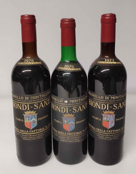 Biondi Santi, Brunello di Montalcino  - Asta Wine Forever - Associazione Nazionale - Case d'Asta italiane