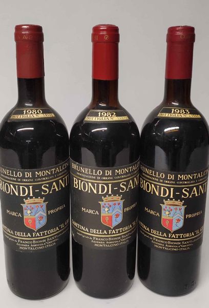Biondi Santi, Brunello di Montalcino  - Asta Wine Forever - Associazione Nazionale - Case d'Asta italiane