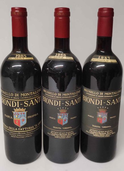 Biondi Santi, Brunello di Montalcino  - Asta Wine Forever - Associazione Nazionale - Case d'Asta italiane