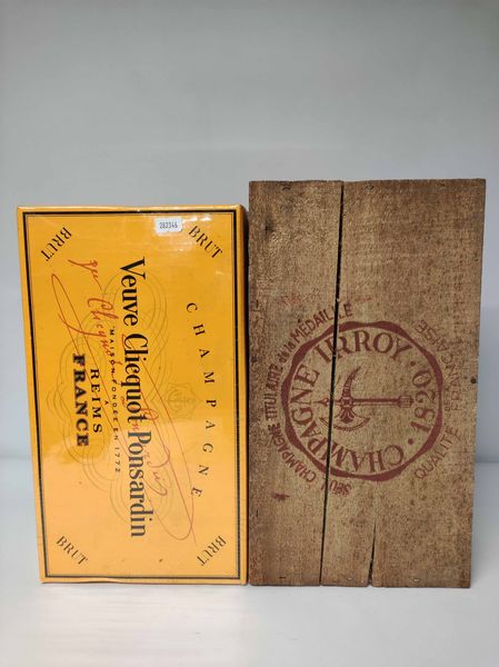Veuve Clicquot Ponsardin Trouillard Billecart Salmon, Champagne Brut  - Asta Wine Forever - Associazione Nazionale - Case d'Asta italiane