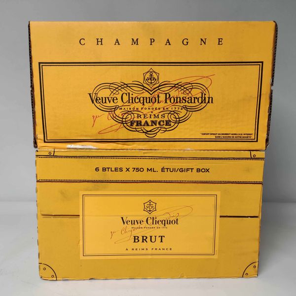 Veuve Clicquot Ponsardin, Champagne Brut  - Asta Wine Forever - Associazione Nazionale - Case d'Asta italiane