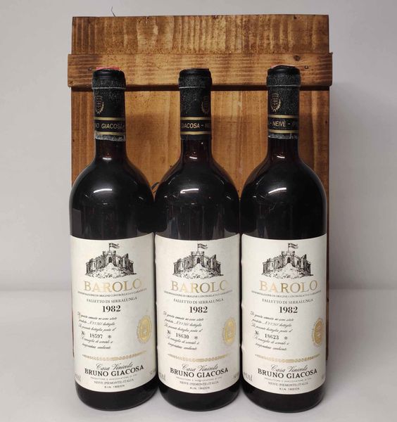 Bruno Giacosa, Barolo Falletto di Serralunga 1982  - Asta Wine Forever - Associazione Nazionale - Case d'Asta italiane