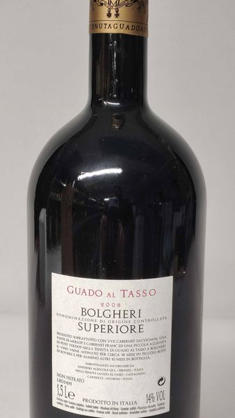Antinori, Guado al Tasso 2008  - Asta Wine Forever - Associazione Nazionale - Case d'Asta italiane