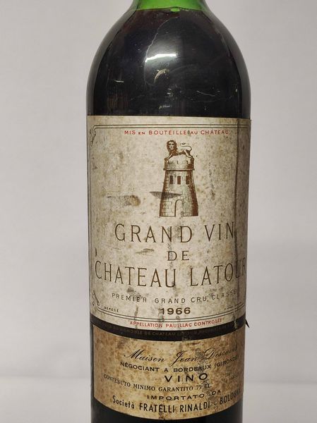 Chateau Latour, Pauillac 1966  - Asta Wine Forever - Associazione Nazionale - Case d'Asta italiane