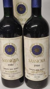 Tenuta San Guido, Sassicaia 1980  - Asta Wine Forever - Associazione Nazionale - Case d'Asta italiane