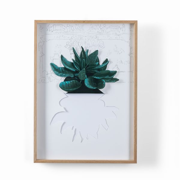 Vanni Cuoghi : Progetto sagoma (Villa Dosi Delfini)  - Asta Residenze d'Artista - Associazione Nazionale - Case d'Asta italiane