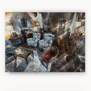 RAFFAELE MINOTTO - Interno di palazzo Brancadoro. Fermo