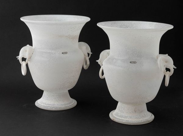 Vittorio Rigattieri : Seguso Vetri d'Arte, Murano, 1980 ca  - Asta Arti Decorative del XX secolo - Associazione Nazionale - Case d'Asta italiane