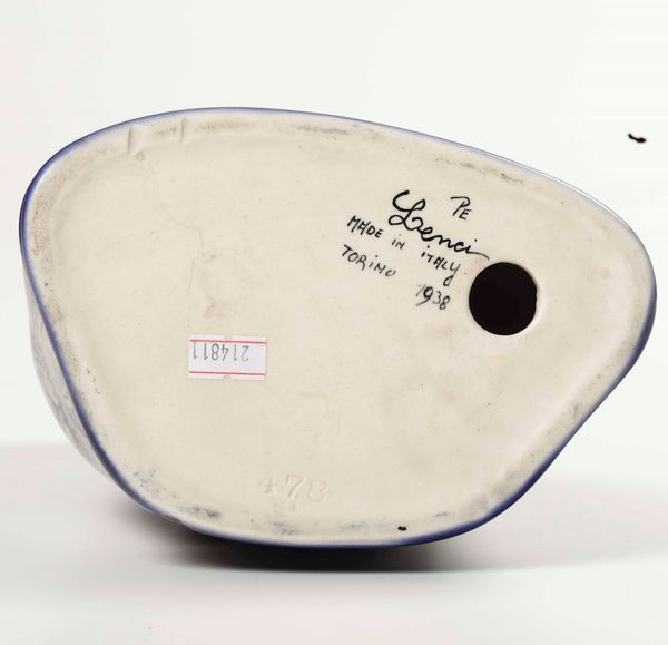 Lenci, Torino, 1938  - Asta Arti Decorative del XX secolo - Associazione Nazionale - Case d'Asta italiane