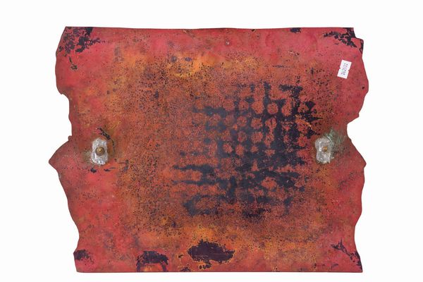 Giuseppe Maretto : Grande placca smaltata in metallo  - Asta Arti Decorative del XX secolo - Associazione Nazionale - Case d'Asta italiane