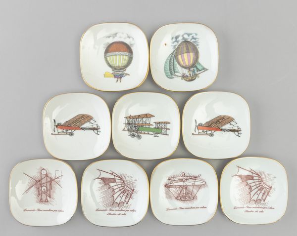 Richard Ginori per Alitalia, 1950 ca  - Asta Arti Decorative del XX secolo - Associazione Nazionale - Case d'Asta italiane