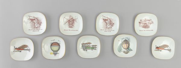 Richard Ginori per Alitalia, 1950 ca  - Asta Arti Decorative del XX secolo - Associazione Nazionale - Case d'Asta italiane