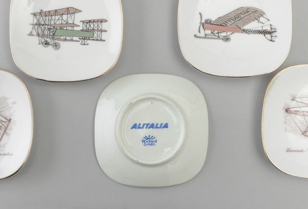 Richard Ginori per Alitalia, 1950 ca  - Asta Arti Decorative del XX secolo - Associazione Nazionale - Case d'Asta italiane