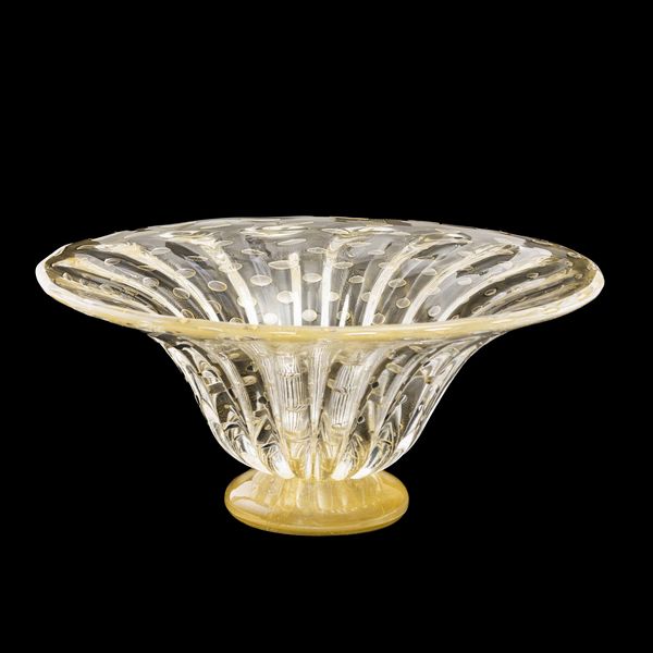 Seguso Vetri d'Arte, Murano, XX secolo<BR>disegno Vittorio Rigattieri  - Asta Arti Decorative del XX secolo - Associazione Nazionale - Case d'Asta italiane