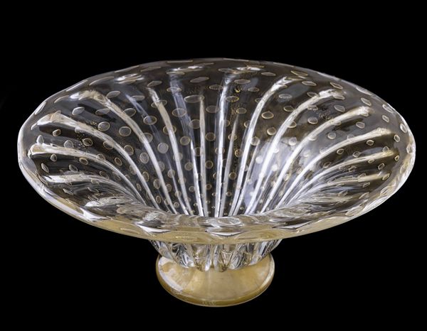 Seguso Vetri d'Arte, Murano, XX secolo<BR>disegno Vittorio Rigattieri  - Asta Arti Decorative del XX secolo - Associazione Nazionale - Case d'Asta italiane