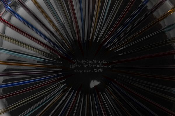 LINO TAGLIAPIETRA : Effetre, Murano, 1988 ca  - Asta Arti Decorative del XX secolo - Associazione Nazionale - Case d'Asta italiane