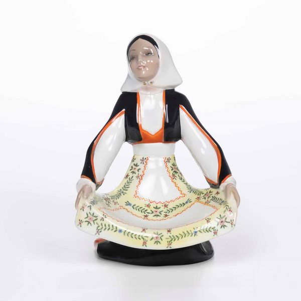 C.I.A. Manna, Torino, 1940 ca Sorriso di Nuoro  - Asta Arti Decorative del XX secolo - Associazione Nazionale - Case d'Asta italiane