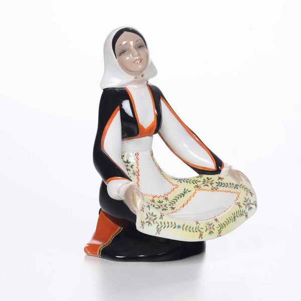 C.I.A. Manna, Torino, 1940 ca Sorriso di Nuoro  - Asta Arti Decorative del XX secolo - Associazione Nazionale - Case d'Asta italiane