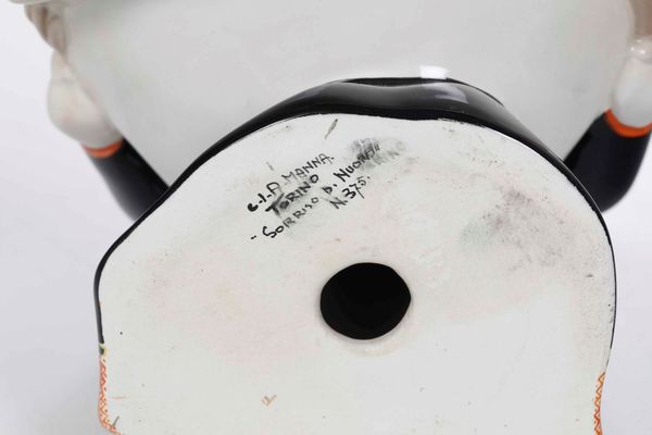 C.I.A. Manna, Torino, 1940 ca Sorriso di Nuoro  - Asta Arti Decorative del XX secolo - Associazione Nazionale - Case d'Asta italiane