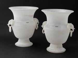 Vittorio Rigattieri : Seguso Vetri d'Arte, Murano, 1980 ca  - Asta Arti Decorative del XX secolo - Associazione Nazionale - Case d'Asta italiane