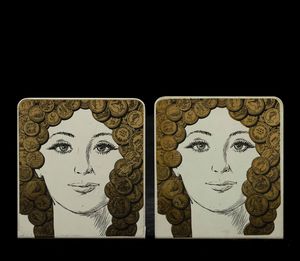 Piero Fornasetti : Milano, fine anni 60  - Asta Arti Decorative del XX secolo - Associazione Nazionale - Case d'Asta italiane