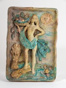 Bottega Gatti, Faenza, 1950 ca Le quattro stagioni  - Asta Arti Decorative del XX secolo - Associazione Nazionale - Case d'Asta italiane