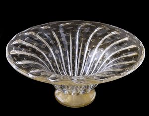 Seguso Vetri d'Arte, Murano, XX secolo<BR>disegno Vittorio Rigattieri  - Asta Arti Decorative del XX secolo - Associazione Nazionale - Case d'Asta italiane