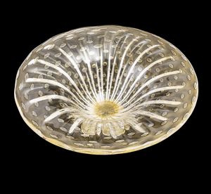 Seguso Vetri d'Arte, Murano, XX secolo<BR>disegno Vittorio Rigattieri  - Asta Arti Decorative del XX secolo - Associazione Nazionale - Case d'Asta italiane